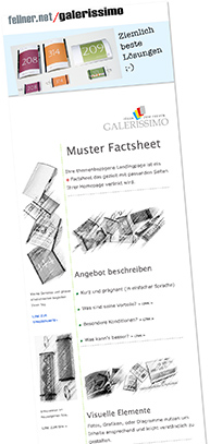Wie soll die Landing Page aussehen?